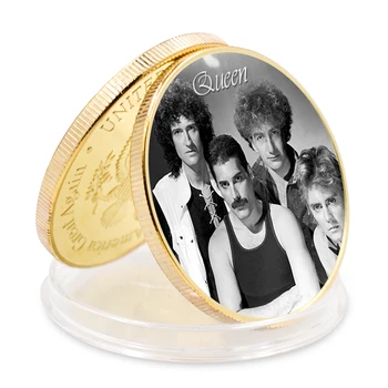 Királynő Ezüst Érme Freddie Mercury Megemlékező Kihívás Érme Gyűjtők Arany Játszani Sas Vissza a Karácsonyi Ajándék