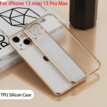 Tok IPhone 13 Mini 13 Pro Max TPU Szilikon Felszerelt Lökhárító Puha tok Iphone13 Sorozat Mobiltelefon Matt Átlátszó hátlap