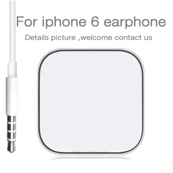 Vezetékes Fülhallgató Fejhallgató-Kihangosító hangerőszabályzó Mikrofon, 3,5 mm-es Sztereó Sound Fülhallgató Fülhallgató, Füldugó iphone 6 6 5 5S