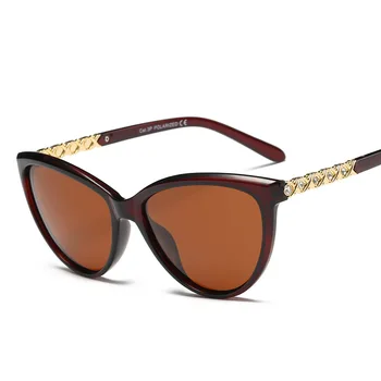YOOSKE Polarizált Napszemüveg Női Luxus Macska Szeme napszemüvegek Retro Női Árnyalatok Vezetés Szemüveg UV400