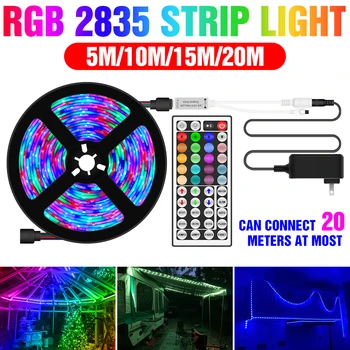 12V Led Szalag RGB Led Szalag Lámpa RGBW TV Háttérvilágítás LED Szalag Fehér Fény Neon Szalag RGB Band Szalag 5M 10M 15M 20M