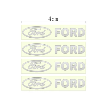 Fém embléma Auto Dekor Matricák Fényvisszaverő Autó Ablaktörlő Matricák Ford Fiesta Fusion Mondeo Mustang Ranger Autó Tartozékok