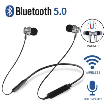 ÚJ Sport Bluetooth Headset Nyakán Lóg Fülhallgató Vezeték nélküli Futó Kötőfék Sztereó Sport Fülhallgató Hívja Veszteségmentes Hang Minőség