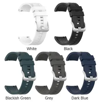 22mm Szilikon Állítható Watchband Karkötő Szíj Csat Egyszerűség Puha, Kényelmes Viselet Tartós, Amazfit GTR 47mm 4