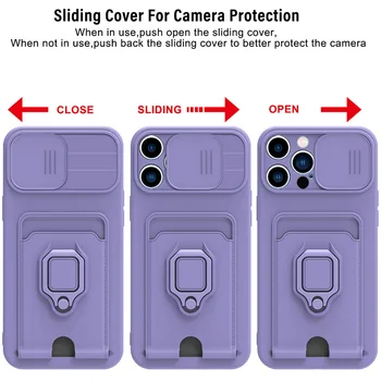 2022 Új Kamera lencsevédő Telefon tok iPhone 11 12 13 Pro Max 8 7 Plus XR XS Max X Puha TPU hátlap Mágneses Tartóval 2
