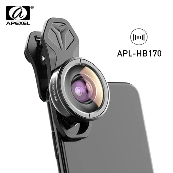 APEXEL HD Optikai Telefon Kamera Lencse 170 Fokos Szuper Széles Látószögű Halszem Objektív iPhone Samsung Huawei Xiaomi a Legtöbb Okostelefonok