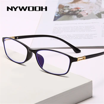 NYWOOH Anti Kék Fény Olvasó Szemüveg Női Divat, Elegáns Távollátás Szemüveg Női Presbyopic Szemüveg Dioptria +4.0