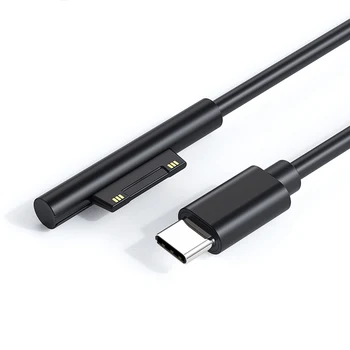 Gyors Töltés USB-C-Típusú Tápegység Microsoft Surface Pro 7 3 4 5 6 15V 3A PD Tablet Töltő Adapter kábel Kábel