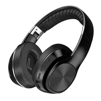 HiFi Összecsukható Fejhallgató Vezeték nélküli Fejhallgató Bluetooth-kompatibilis Támogatás TF Kártya/FM Rádió/Bluetooth AUX Sztereó Fülhallgató Mikrofon