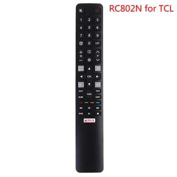 1DB Eredeti Távirányító RC802N YUI1 a TCL Smart TV U43P6046 U49P6046 U55P6046