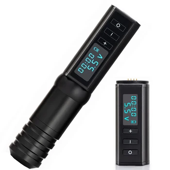 Vezeték nélküli Tetováló Gép Toll Portable Power mag nélküli Motor Digitális LED Kijelző, Gyors Töltő, Lítium Akkumulátor Body Art