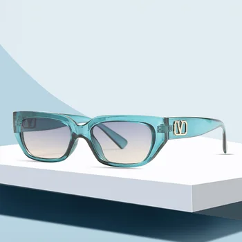 új érkezés 2021 téglalap futurisztikus logó napszemüveg nők férfiak márka designer divat árnyalatok fesztivál oculos de sol feminino