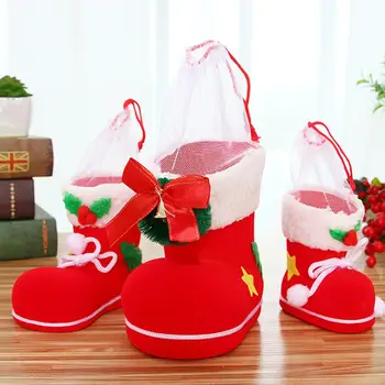 Candy Táska Karácsonyi Kreatív Ajándék Boot Dísz Birtokosai Dekoráció Mikulás Özönlött A Karácsony Fa Medál Navidad Karácsonyi Ajándék