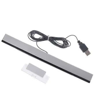 A Wii videojáték Érzékelő Bár Vezetékes Vevők Infravörös IR Érzékelő Csere Távoli USB Nitendo Jel Ray Plug Ba N4F5 2