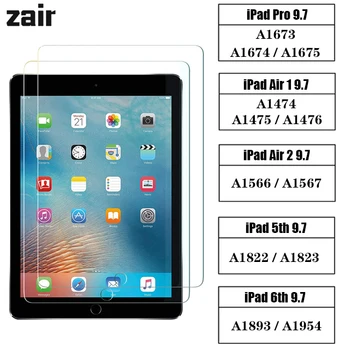 Képernyővédő fólia Apple iPad Pro Air 1 2 5 6 9.7 2017 2018 5. 6. Generációs Air1 Air2 Teljes Lefedettség Edzett Üveg Film