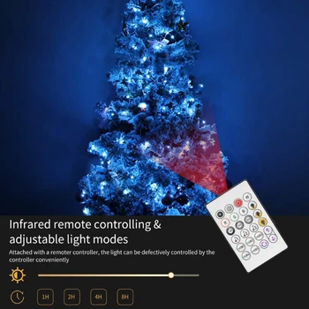 A WiFi/Bluetooth LED tündérfény 5M/10M/20M RGB LED String Fény Okos Garland Lámpák, Parti, Esküvő karácsonyfa Díszítés 4