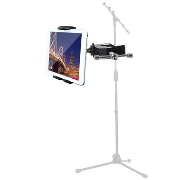 Univerzális Tablet Asztali tartó Mikrofon Állvány, Mobil állvány, Apple Ipad, Iphone 4, 5 12.9 hüvelykes Autós tartó