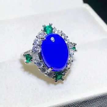 Kék Chalcedony Gyűrű Állítható Nők Valódi Természetes Hitelesített Gebék Kő Gyűrűk Ajándékok, Női Divat, Ékszerek, Kiegészítők 0