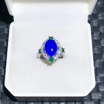 Kék Chalcedony Gyűrű Állítható Nők Valódi Természetes Hitelesített Gebék Kő Gyűrűk Ajándékok, Női Divat, Ékszerek, Kiegészítők 4