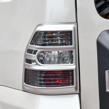 Autós Tartozékok Mitsubishi Pajero Sógun V80 2007-2019 ABS Matt Hátsó hátsó Lámpa Lámpa Fedél Trim 2db 0