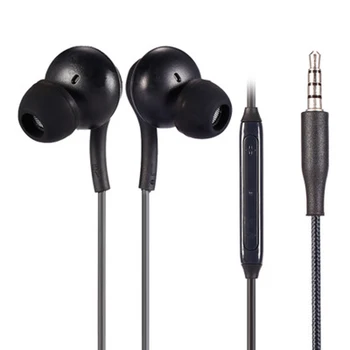 S8 Fülhallgató, Eredeti Fekete In-ear Fülhallgató EO-IG955BSEGWW 3,5 MM-es kihangosító S8/S8 Plusz OEM Android Univerzális Fülhallgató