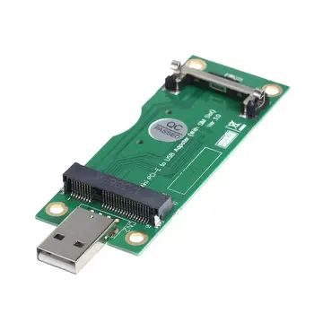 Kiváló Minőségű Vezeték nélküli Mini PCI-E Kártya Slot USB Adapter SIM-8Pin a WWAN/LTE Modul 4