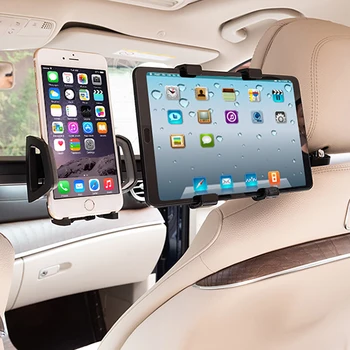 Kocsi Vissza 360° - Os Dupla Ülés Fejtámasz tartó tartó iPad Tablet PC Áll Tartó Pad Forgó Auto Fejtámla autótelefon RU Hajó