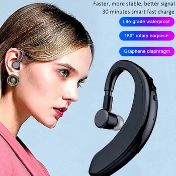 S11/S109 Autó Üzleti Bluetooth-kompatibilis 5.0 Headset, Kihangosító, Fejhallgató Mini Erős Basszus Vezeték nélküli Fülhallgató Fülhallgató Fülbe 4