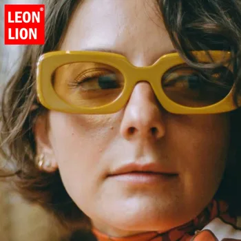 Leonlion Tér Napszemüveg Nők 2021 Retro Szemüveg Női/Férfi Luxus Márka Tervezője Szemüveg Nők Vintage Gafas De Sol Mujer