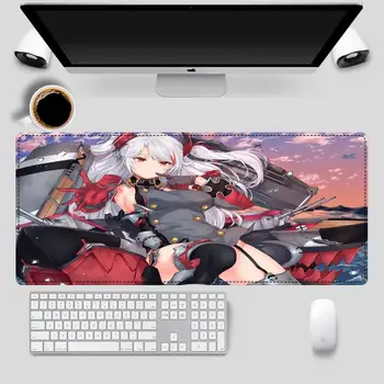 30x80cm Azur Lane Prinz Eugen Egér Pad PC Gamer Laptop Mousepad Anime Antislip Mat Billentyűzet Asztal Mat A Megfigyelő/CS MENNI 2