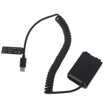 Flow Új Csatoló Dummy Akkumulátor C-Típusú USB-C Plug NP-FZ100 Akkumulátor Kompatibilis A6600 A7C A7III A9 II. A9R A9S Kamera