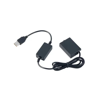 LP-E8 USB 5V Dummy Akkumulátor Boost Kábel AC-PW20 DC Csatlakozó hálózati Adapter Canon EOS 550D 600D 650D 700D Csók x7i x6 x5 x4 3