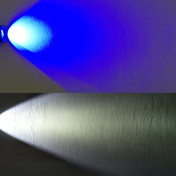 A víz alatt 6 LED Fotózás Videó Búvárkodás Lámpa 2x 365nm UV-Fény + 4x XP-G2 Fehér LED Búvár Fáklya+ 26650 Fotó Lámpa 4