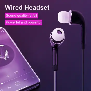 3,5 mm-es Vezetékes Fülhallgató, Beépített Mikrofon, Fülhallgató Mikrofon Ear Fülhallgató Smartphone Samsung Galaxy S6 / S5 / S4