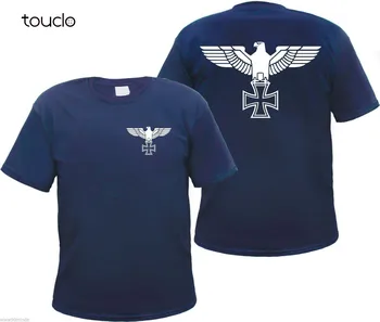 Parlagi Sas T-Shirt - Iron Cross - Haditengerészet - Első/Hátsó - S-3XL - Vas Kereszt