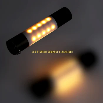 USB Újratölthető Lógó Lámpa Hordozható Alumínium Ötvözet Vízálló Nagyítható LED-fényű Éjjeli Lámpa Kültéri Túrázás Lámpa 2