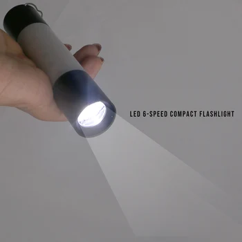 USB Újratölthető Lógó Lámpa Hordozható Alumínium Ötvözet Vízálló Nagyítható LED-fényű Éjjeli Lámpa Kültéri Túrázás Lámpa 3