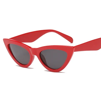 2020 Márka, Design, Új, Európai, Amerikai Macska Szemét Napszemüveg Női Retro napszemüvegek Nők Átlátszó Doboz Színes Szemüveg UV400 3