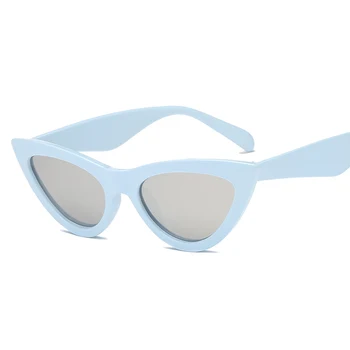 2020 Márka, Design, Új, Európai, Amerikai Macska Szemét Napszemüveg Női Retro napszemüvegek Nők Átlátszó Doboz Színes Szemüveg UV400 4
