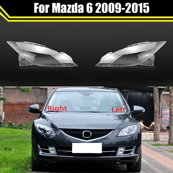 Automatikus Fényszóró Fény Esetében Mazda 6 2009~2015 Kocsi, Első Fényszóró Objektívvédőt Lámpabúra Üveg Lampcover Caps Fényszóró Shell