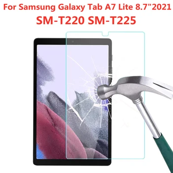 9H Edzett Üveg Samsung Galaxy Tab A7 Lite 8.7 Hüvelykes Képernyő Védő 2021 SM-T220 T225 Anti Karcolás Tabletta Védő Fólia