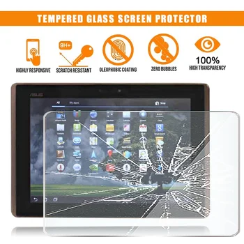 Az Asus Eee Pad Transformer TF101 Tablet Edzett Üveg kijelző Védő fólia Prémium Scratch Resistant Anti-ujjlenyomat Film Borító 0