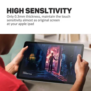 Az Asus Eee Pad Transformer TF101 Tablet Edzett Üveg kijelző Védő fólia Prémium Scratch Resistant Anti-ujjlenyomat Film Borító 5