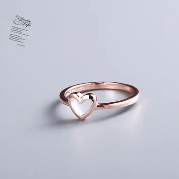 Ezüst/Arany/Rose Arany színű Geometriai Hullám Levél V. Állítható Gyűrű Finom Ékszerek A Nők Fél Személyiség Tartozékok 5