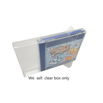 Tiszta védő PET-fedezze Dreamcast DC EU verzió a játék gyűjtemény kijelző box tároló doboz védelem doboz