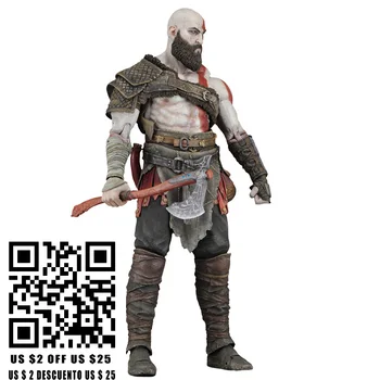 23 cm-es NECA Játék god of War 4 Kratos Figurák Játékok Gyűjthető MŰANYAG Modell, Játék, Ajándék Gyerekeknek N298 1