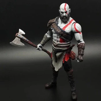 23 cm-es NECA Játék god of War 4 Kratos Figurák Játékok Gyűjthető MŰANYAG Modell, Játék, Ajándék Gyerekeknek N298 2
