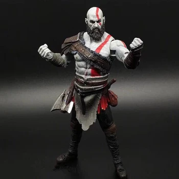 23 cm-es NECA Játék god of War 4 Kratos Figurák Játékok Gyűjthető MŰANYAG Modell, Játék, Ajándék Gyerekeknek N298 4