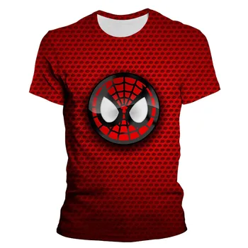 Új Spider-man 3D Nyomtatott póló, Alkalmi Fiú Lány Gyerek Divat Streetwear Férfiak, Nők, Gyerekek, Rövid, Rövid Ujjú Király Maximum Tee