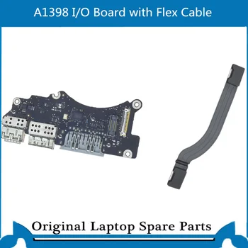 Valódi, i/O Board Macbook Pro Retina A1398 USB-Power Dc Jack Flex Kábel 2013-2014